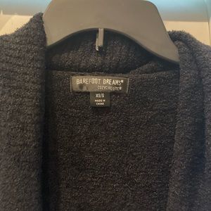Barefoot Dreams black cardigan, size XS/S